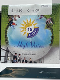عدسی عینک آنتی رفلکس ۱.۵۶ های ویژن - High vision SHMC E-SPF 1.56