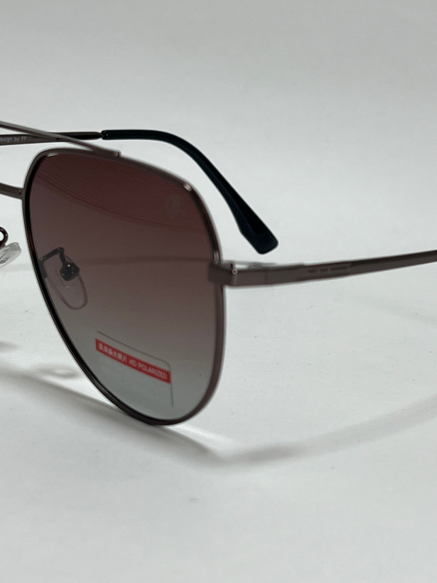 نمای نزدیک از پل بینی عینک آفتابی مردانه فیلیپ فابین نقرهای