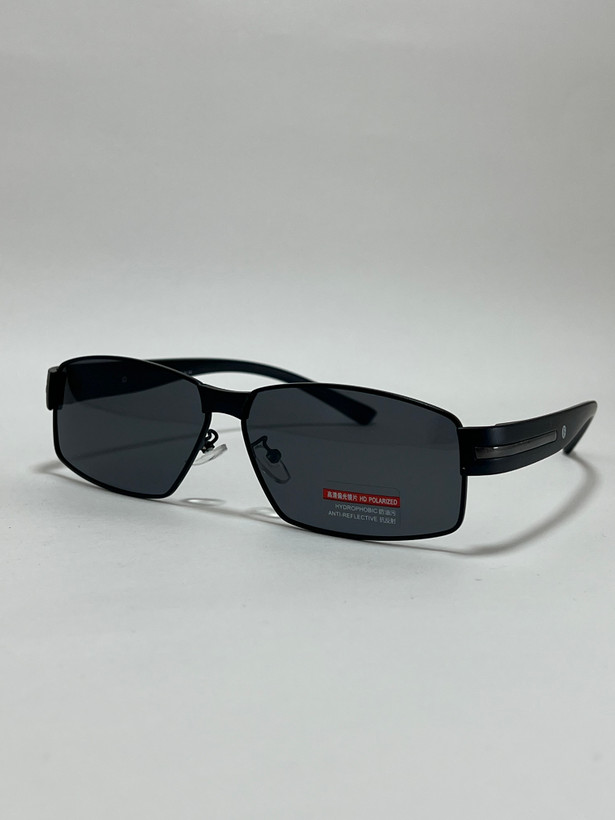 عینک آفتابی مردانه فلزی فیلیپ فابین Filip Fabian فریم نقره ای لنز دودی uv400 پلاریزه شیک مدرن