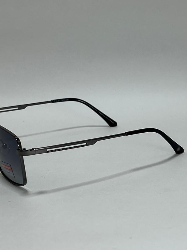 دسته فلزی ظریف عینک آفتابی مردانه گرد Filip Fabian پلاریزه