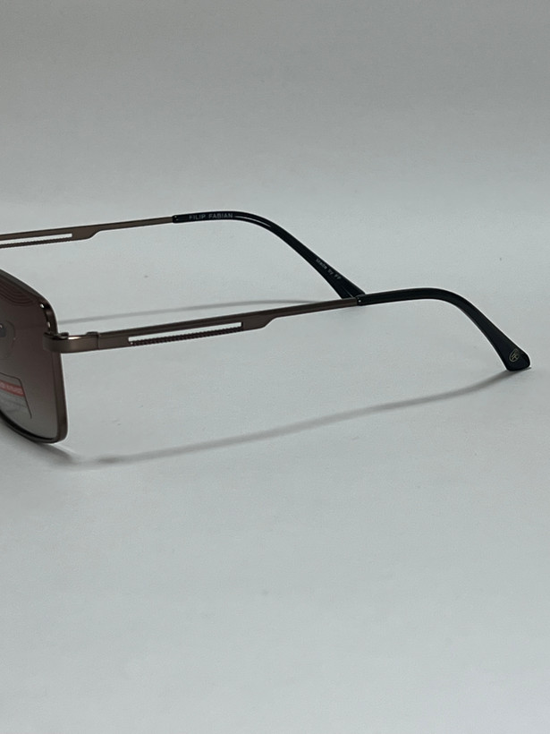 دسته فلزی منعطف عینک آفتابی مردانه Filip Fabian با لنز قهوهای