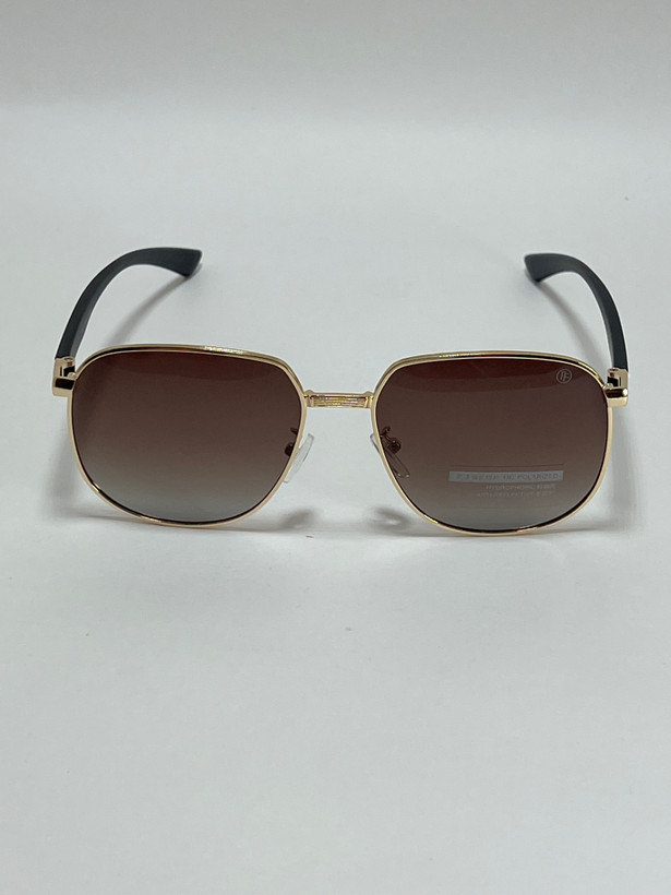 نمای پشت فریم عینک آفتابی مردانه فلزی فیلیپ فابین Filip Fabian طلایی شیک uv400