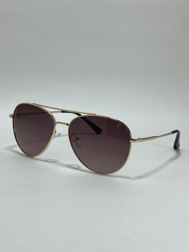 عینک آفتابی مردانه فلزی فیلیپ فابین Filip Fabian فریم طلایی لنز قهوه ای uv400 پلاریزه شیک