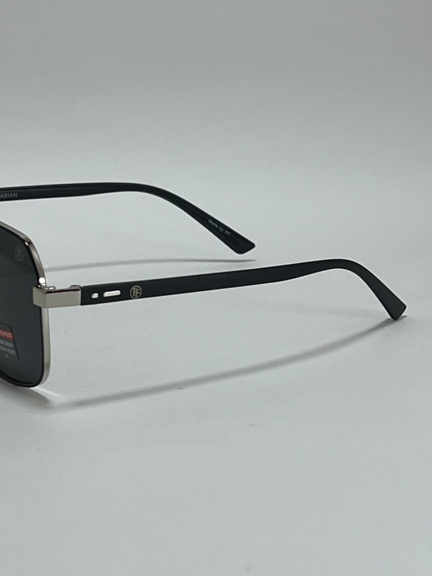 دسته فلزی منعطف و ظریف عینک آفتابی مردانه Filip Fabian نقرهای