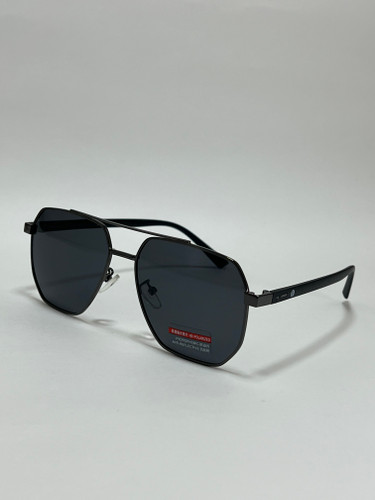 عینک آفتابی مردانه فلزی فیلیپ فابین Filip Fabian فریم طلایی لنز دودی uv400 پلاریزه شیک