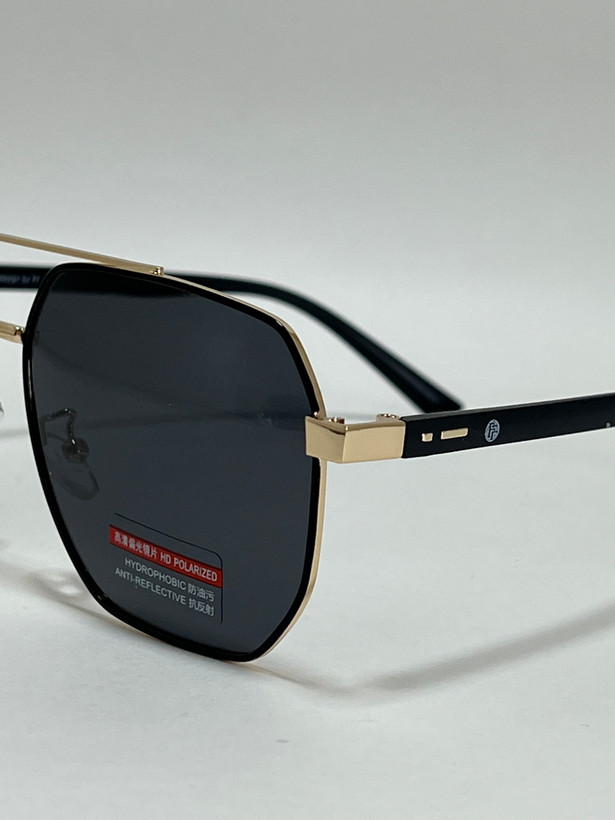 نمای نزدیک از پل بینی عینک آفتابی مردانه فلزی فیلیپ فابین Filip Fabian مشکی شیک