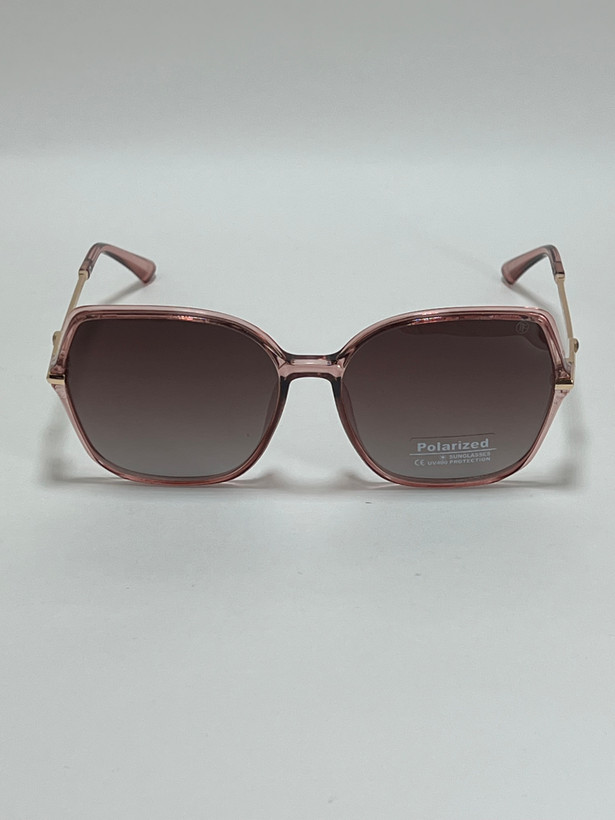 نمای پشت فریم و جزئیات لولای عینک آفتابی قهوهای