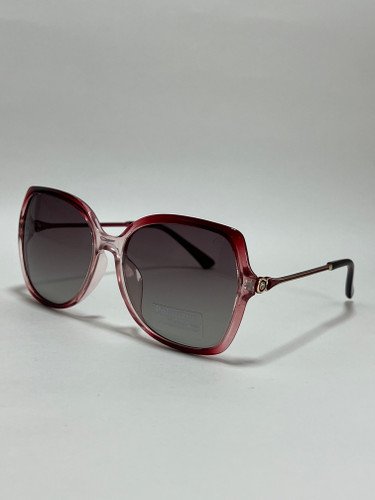 عینک آفتابی زنانه کائوچو فیلیپ فابین Filip Fabian فریم بنفش لنز قهوه ای uv400 شیک