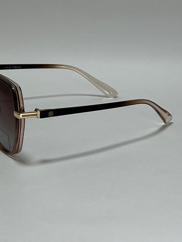 دسته کائوچویی عینک آفتابی زنانه فیلیپ فابین Filip Fabian زرشکی شیک