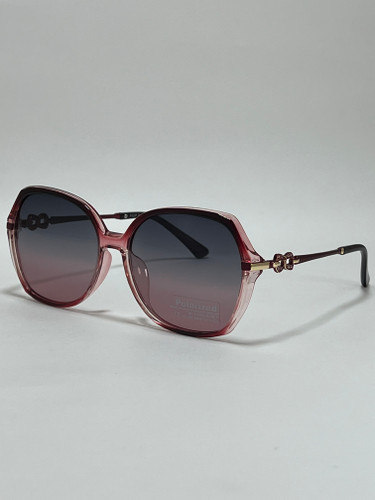 عینک آفتابی زنانه کائوچو فیلیپ فابین Filip Fabian فریم سفید لنز دودی uv400 شیک