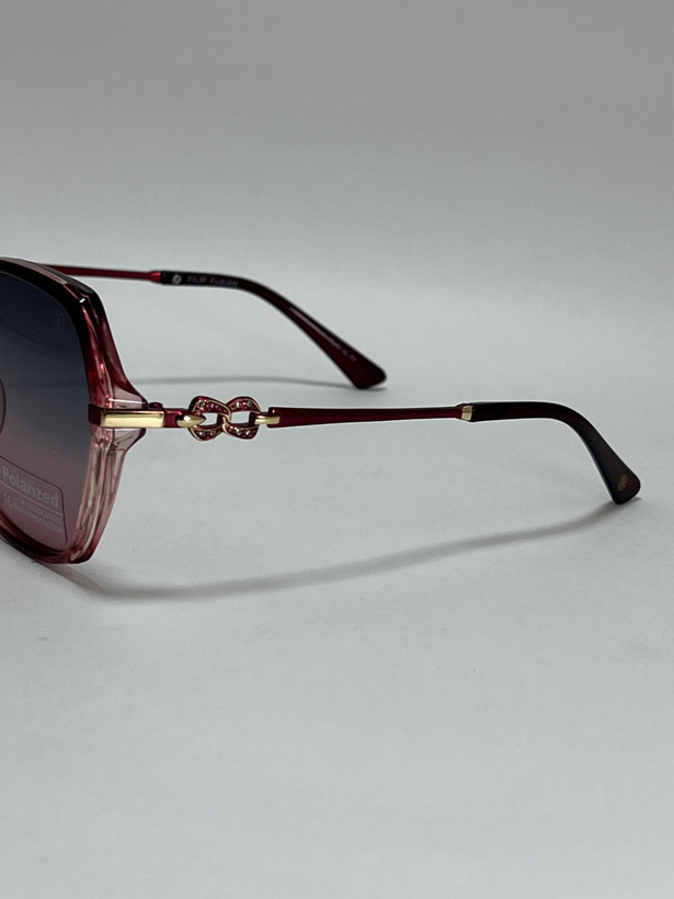 دسته کائوچویی عینک آفتابی زنانه فیلیپ فابین Filip Fabian سفید شیک uv400