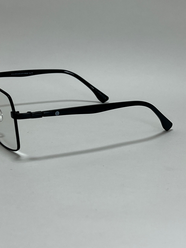 زاویه کناری فریم فلزی عینک فتوبلو فتوکرومیک بلوکات فیلیپ فابین Filip Fabian طلایی شیک