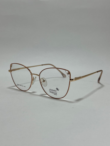 عینک طبی گربه ای زنانه فلزی جانی فریمن Johnny Freeman Eco فریم طلایی شیک