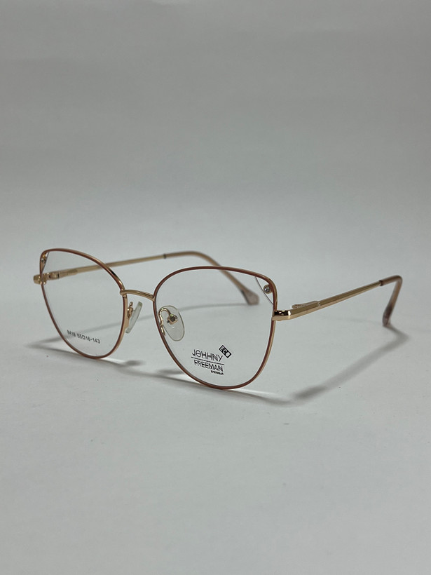 عینک طبی گربه ای زنانه فلزی جانی فریمن Johnny Freeman Eco فریم طلایی شیک