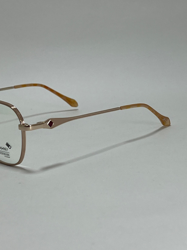 دسته ظریف فلزی عینک طبی زنانه جانی فریمن مدل اکو Johnny Freeman Eco مشکی نقره ای