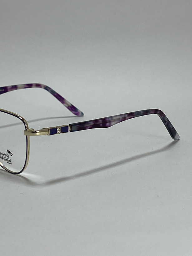 دسته ظریف فلزی عینک طبی زنانه جانی فریمن مدل اکو Johnny Freeman Eco نقره ای