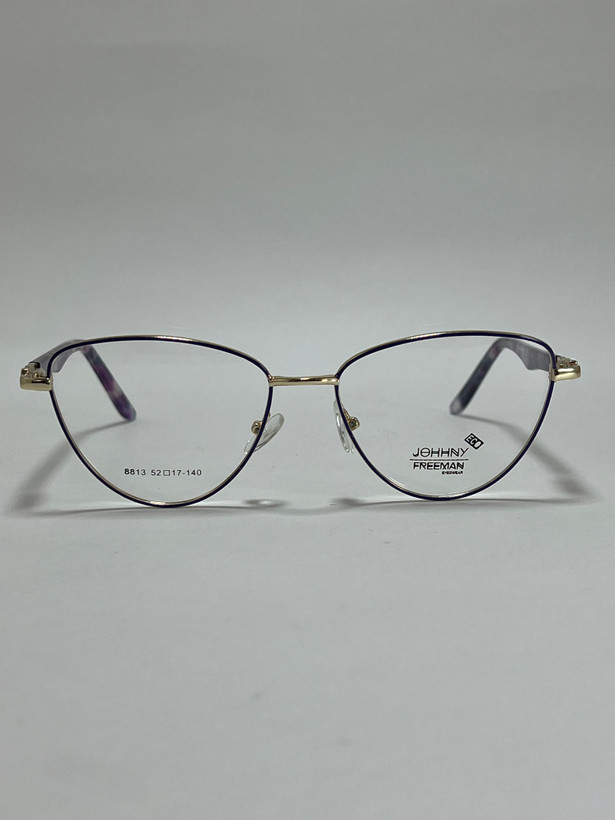 نمای داخلی و حکاکی برند روی دسته عینک طبی جانی فریمن مدل اکو Johnny Freeman Eco