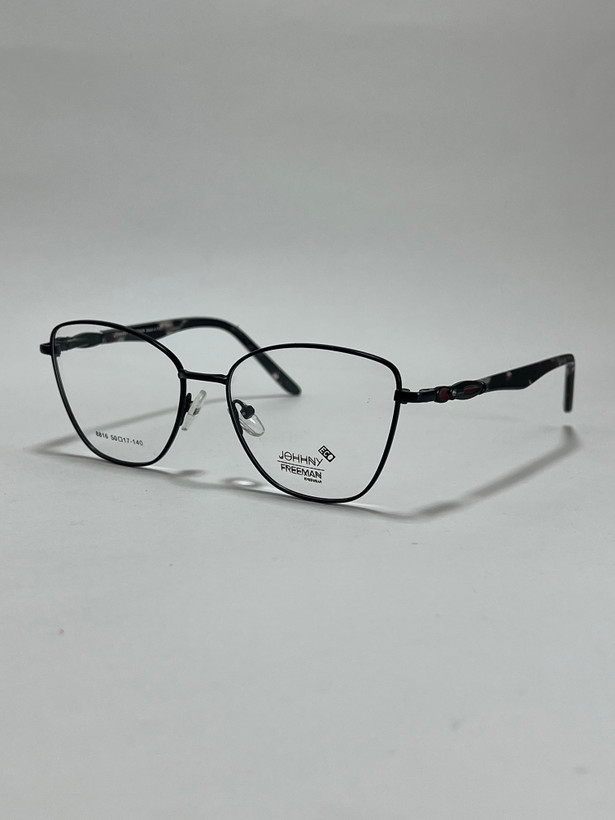 عینک طبی زنانه فلزی جانی فریمن Johnny Freeman Eco فریم گرد طلایی شیک