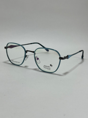 عینک طبی فلزی جانی فریمن Johnny Freeman Eco فریم گرد کوچک نقره ای