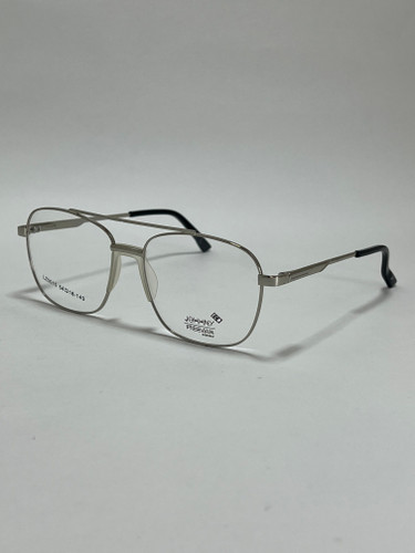 عینک طبی فلزی جانی فریمن Johnny Freeman Eco فریم مشکی نقره ای