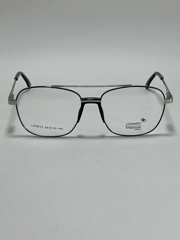 نمای پشت فریم عینک طبی مستطیلی فلزی