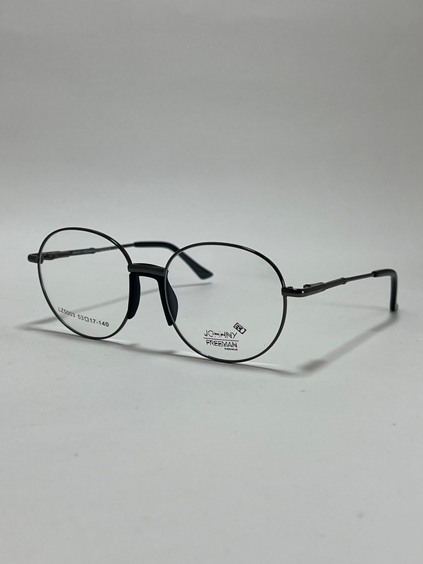 عینک طبی گرد فلزی جانی فریمن Johnny Freeman Eco فریم مشکی طلایی