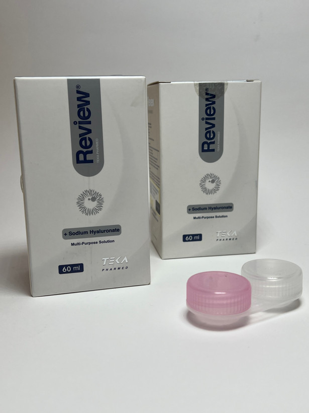 محلول شستشوی لنز ریویو Review ۶۰ میلی لیتر چند منظوره