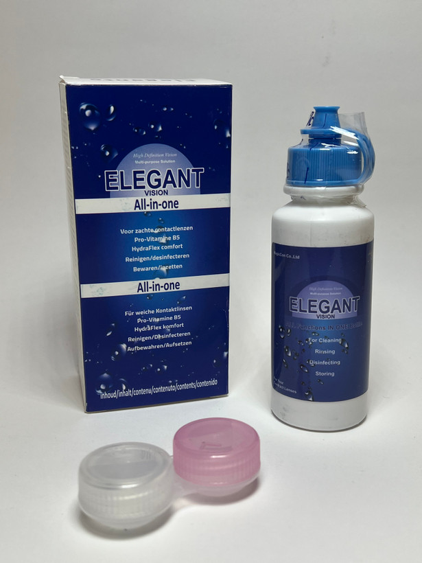 مایع لنز الگانت Elegant محلول شستشوی لنز چشم